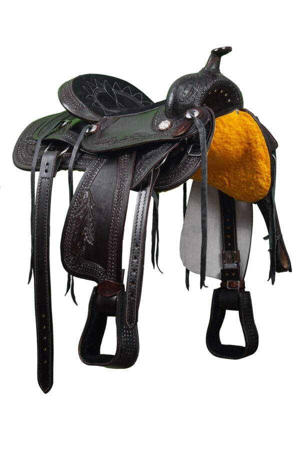 Leather Western Trail Saddle