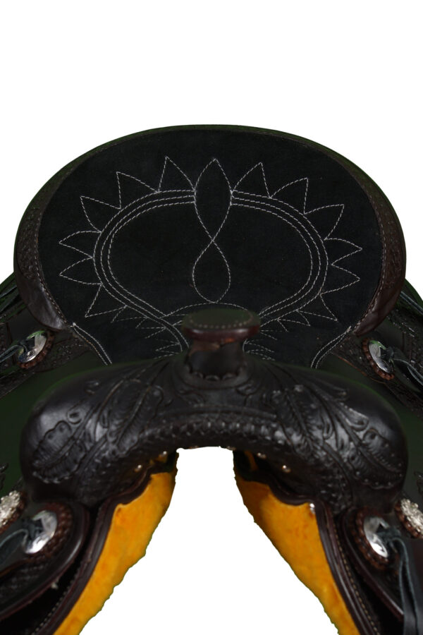 Leather Western Trail Saddle - Image 5